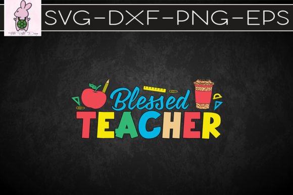 Blessed Teacher Coffee SVG