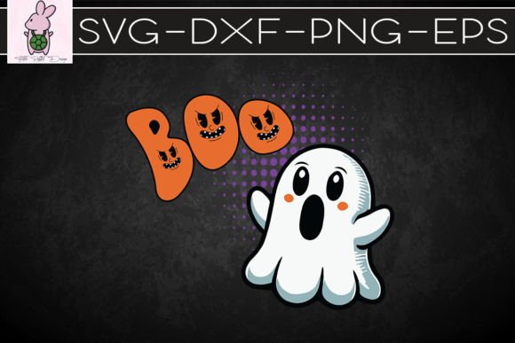Casper Friendly Ghost Halloween Boo SVG
