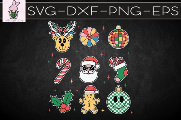 Christmas Cute Santa Smile Face SVG