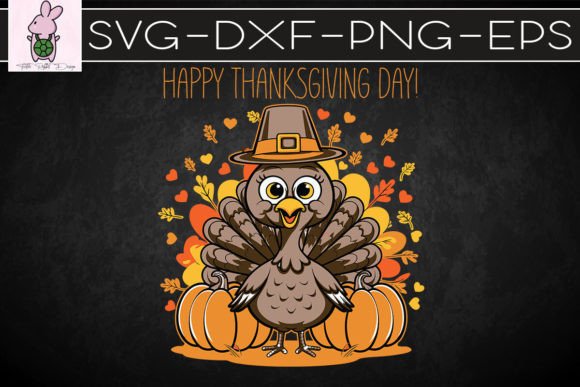Happy Thanksgiving Day Turkey SVG