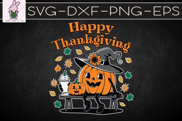 Happy Thanksgiving Pumpkin SVG