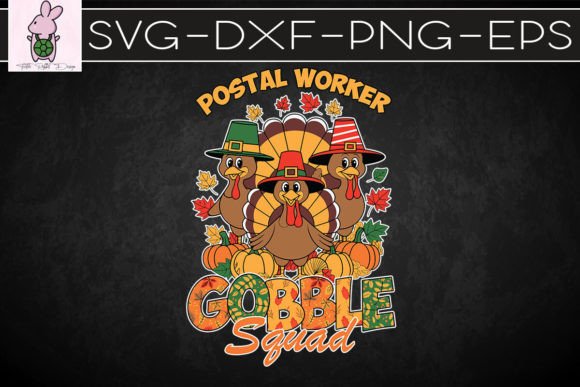 Postal Worker Gobble Squad SVG