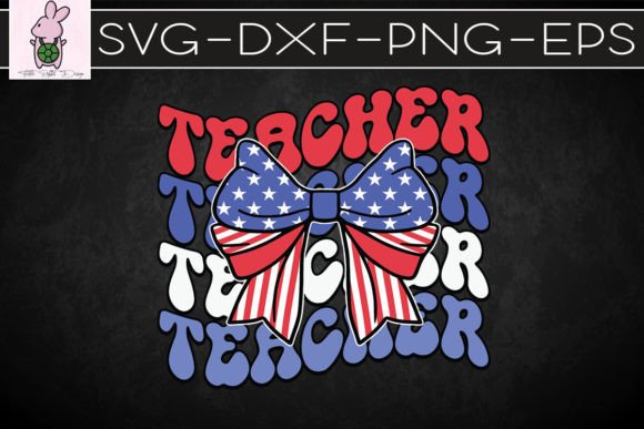 Teacher 4th of July PNG