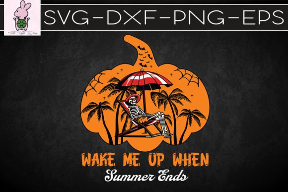 Wake Me Up When Summer Ends Skeleton SVG